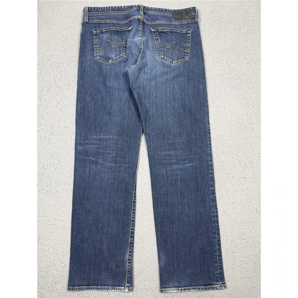 AG Adriano Goldschmied‎ New Hero Jeans Mens 38x32 Blue Relaxed Stretch Denim